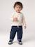 T-shirt manches longues bébé garçon bleu grisé+vanille - vertbaudet enfant 