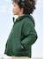 Windcheater with Sherpa-Lined Hood for Boys caramel+khaki+navy blue+olive - vertbaudet enfant 