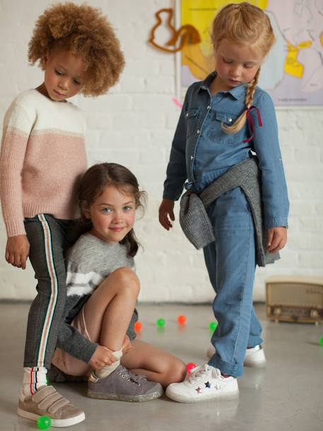 Jumpsuit in Fluid & Lightweight Lyocell® for Girls Denim Blue - vertbaudet enfant 