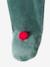 Unisex Christmas Set, Sleepsuit + Beanie, for Babies Green - vertbaudet enfant 