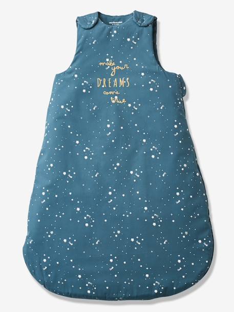 Baby Sleep Bag with Removable Sleeves, Polar Bear Theme Dark Blue - vertbaudet enfant 