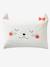 Parure housse de couette + taie d'oreiller enfant CHAT WAOU bleu / multicolore - vertbaudet enfant 