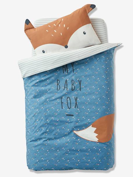 Pillowcase for Baby, BABY FOX Brown - vertbaudet enfant 