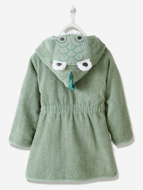 Crocodile Bathrobe for Children Green - vertbaudet enfant 