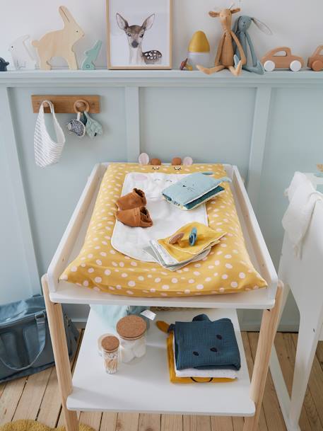 Cover for Changing Mattress, Giraffe Theme Yellow/Print - vertbaudet enfant 