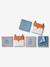 Breathable Cot Bumper, BABY FOX Theme Blue - vertbaudet enfant 