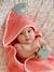 Cape de bain bébé Pommes d'amour rose - vertbaudet enfant 