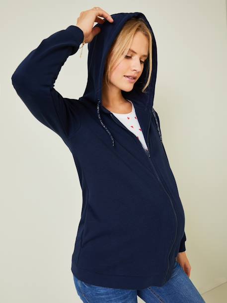 Adaptable Jacket, Maternity & Post-Maternity Dark Blue - vertbaudet enfant 