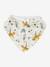 Lot 3 bavoirs bandanas en gaze de coton beige imprimé+BLANC+bleu grisé+cappuccino+écru+lot renard+lot vert panda+rose pâle+vert sauge - vertbaudet enfant 