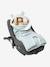 Hooded Car Seat Blanket Green - vertbaudet enfant 