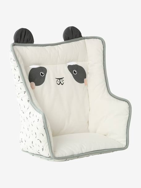 VERTBAUDET High Chair Cushion Blue Stripes+chequered green+ecru+mustard+printed beige+White - vertbaudet enfant 