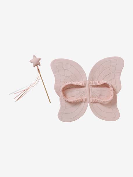 Butterfly Wings in Cotton Gauze + Magic Wand Pink - vertbaudet enfant 