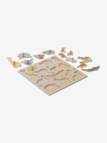 Jungle Peg Puzzle - Wood FSC®100 Certified Multi - vertbaudet enfant 