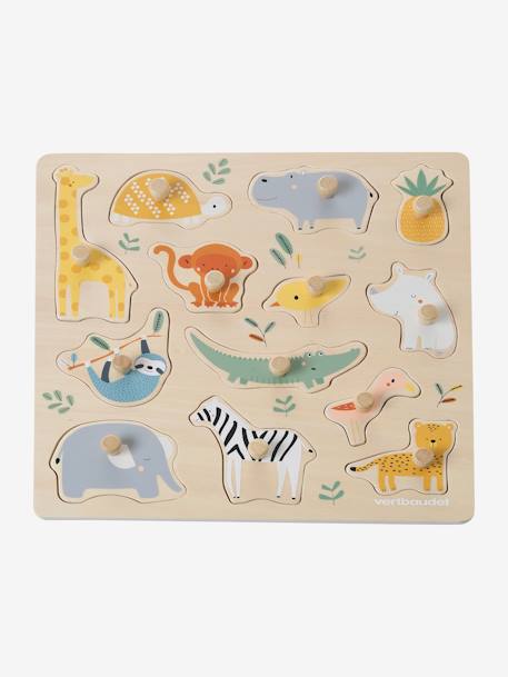 Jungle Peg Puzzle - Wood FSC®100 Certified Multi - vertbaudet enfant 