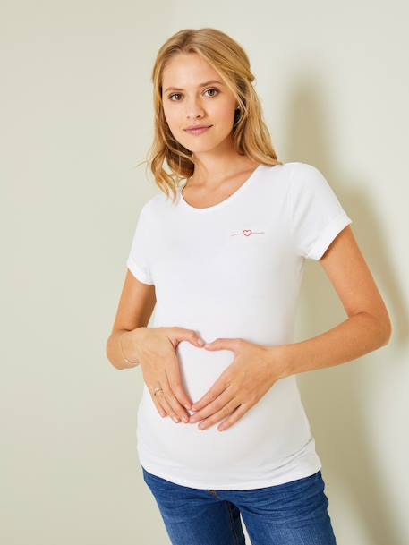 T-shirt for Maternity White - vertbaudet enfant 