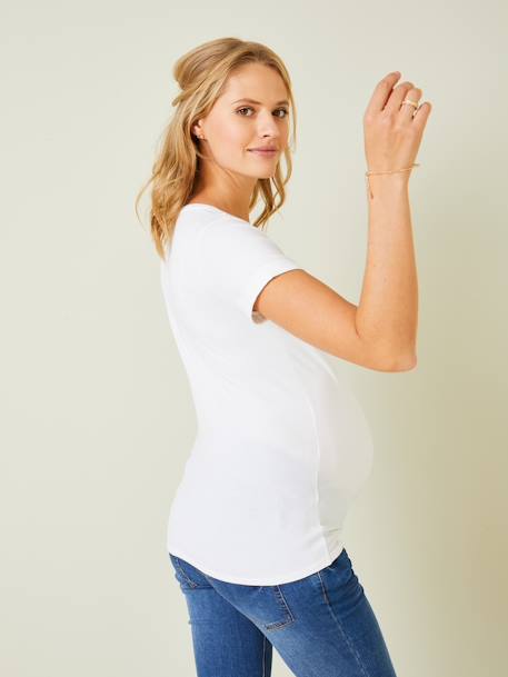 T-shirt for Maternity White - vertbaudet enfant 