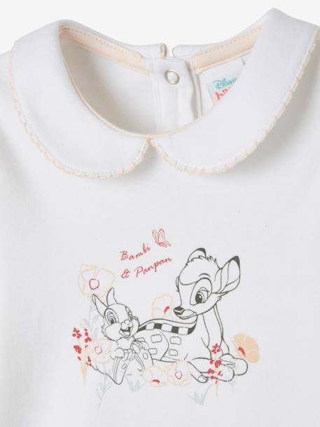 Lot de 2 bodies bébé fille Disney Bambi® manches longues Rose - vertbaudet enfant 