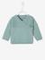 Brassière bébé naissance en tricot de coton bio bleu pale+ECRU+GRIS CLAIR CHINE - vertbaudet enfant 