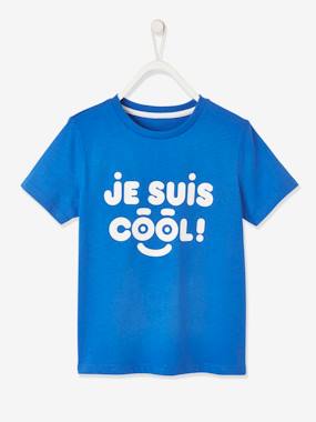 oeko-tex-T-Shirt with Message, for Boys