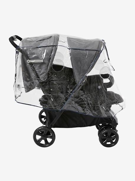 Full-Body Rain Cover for Double Pushchair by Vertbaudet NO COLOR - vertbaudet enfant 