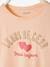 T-Shirt with Fun Message, for Girls Light Pink - vertbaudet enfant 