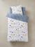 Children's Duvet Cover + Pillowcase Set Basics, Cosmos Theme Blue/Print - vertbaudet enfant 