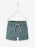 Short bébé garçon en toile taille élastiquée cappuccino+terracotta+vert de gris - vertbaudet enfant 