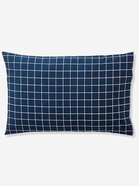 Parure housse de couette enfant et taie d'oreiller PETIT POMPIER bleu foncé - vertbaudet enfant 