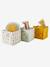 3 Storage Tubs, Hanoi Theme White - vertbaudet enfant 