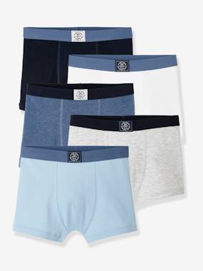 Boys-Underwear-Pack of 5 Boxers for Boys