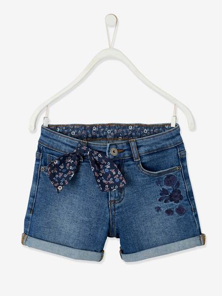 Patterned Shorts - Dark blue/floral - Ladies