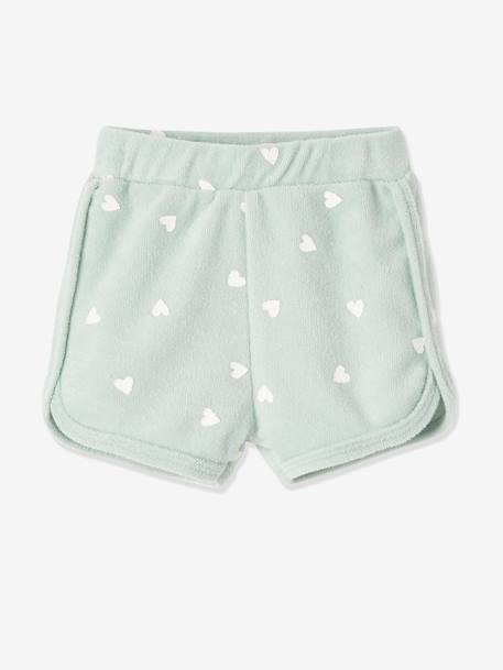 Pack of 4 Terry Cloth Shorts, for Babies Dark Yellow - vertbaudet enfant 