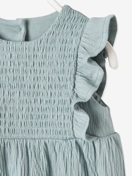 Combinaison courte sans manches bébé gris+rouge - vertbaudet enfant 
