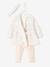 Ensemble bébé naissance 3 pièces robe legging et bandeau nude imprimé - vertbaudet enfant 