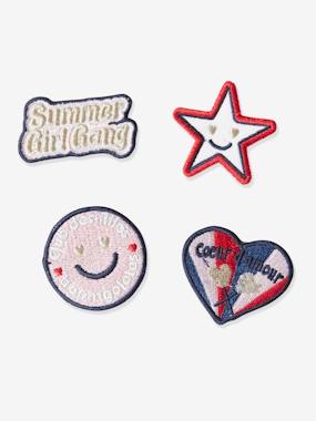 Girls-Accessories-Iron on Patches-Pack of 4 Patches for Girls