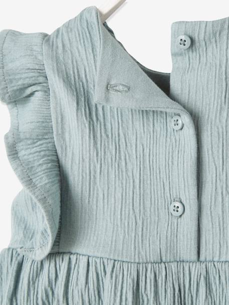 Combinaison courte sans manches bébé gris+rouge - vertbaudet enfant 