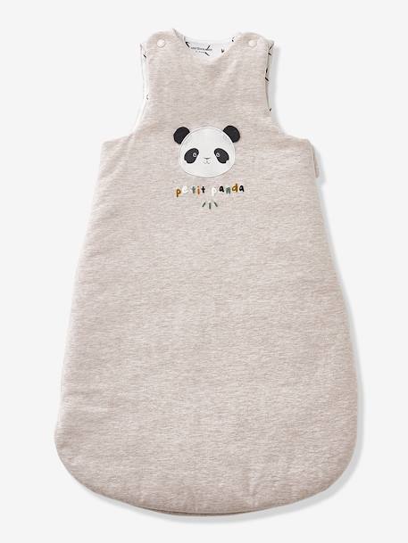 Sleeveless Baby Sleep Bag, PETIT PANDA Grey - vertbaudet enfant 