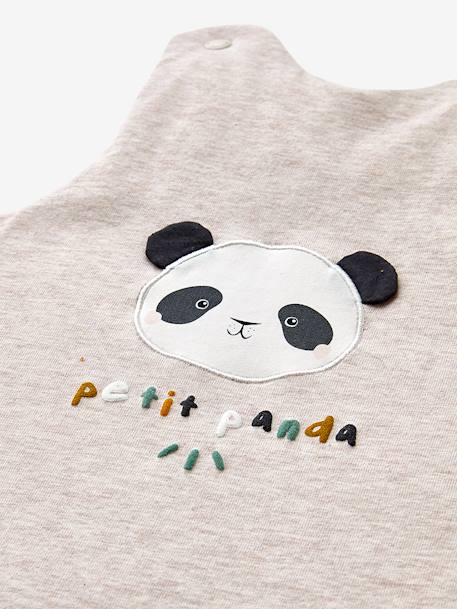 Sleeveless Baby Sleep Bag, PETIT PANDA Grey - vertbaudet enfant 
