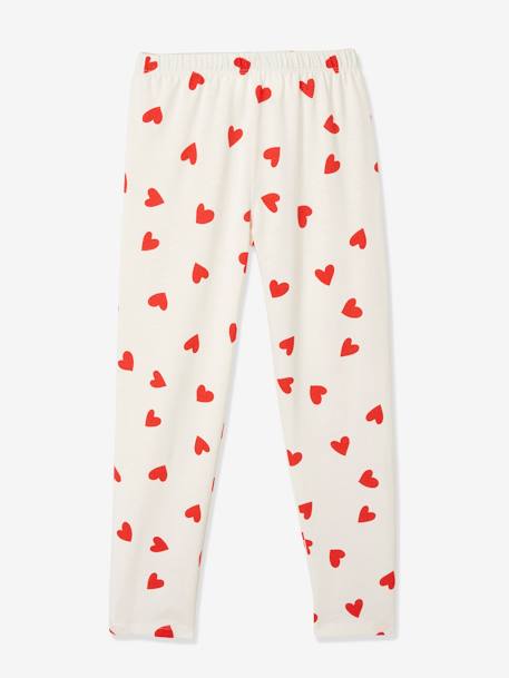 Pack of 2 Hearts Pyjamas White - vertbaudet enfant 
