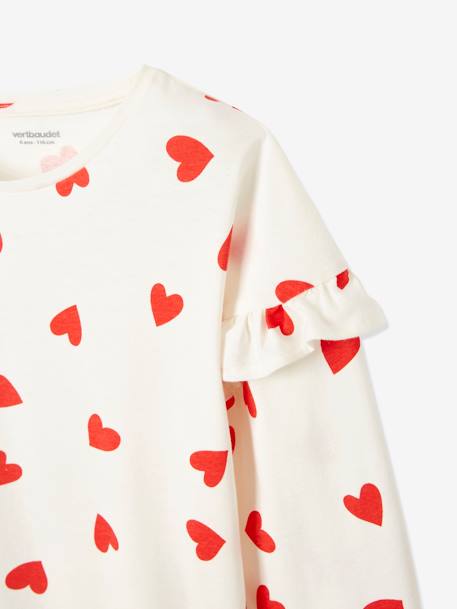 Pack of 2 Hearts Pyjamas White - vertbaudet enfant 
