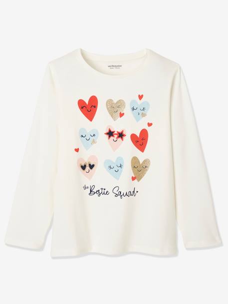 Pack of 2 Hearts Pyjamas White - vertbaudet enfant 