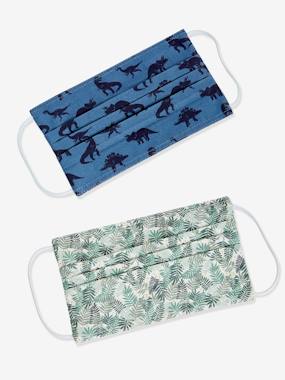 -Pack of 2 Reusable Face Masks with Prints for Boys