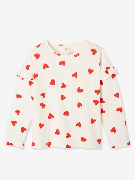 Pack of 2 Hearts Pyjamas White - vertbaudet enfant 
