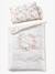 Duvet Cover for Babies, EAU DE ROSE Theme White - vertbaudet enfant 