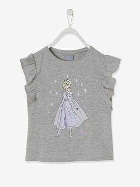 Fille-T-shirt, sous-pull-T-shirt-T-shirt fille à volants Disney Reine des Neiges®