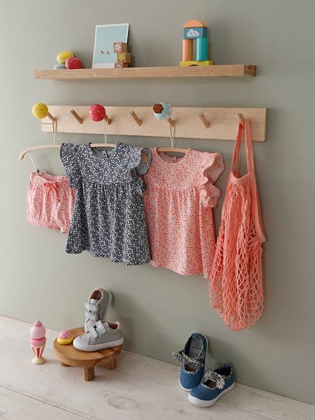 T-shirt imprimé fleurs bébé marine imprimé - vertbaudet enfant 