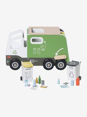 Toys-Playsets-Recycling Truck in Wood - FSC® Certified