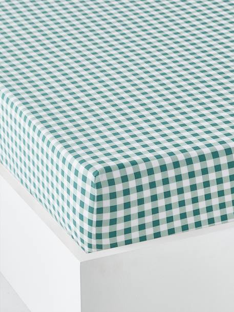 Fitted Sheet for Children, HAPPY'RAMIDE Theme White/Print - vertbaudet enfant 