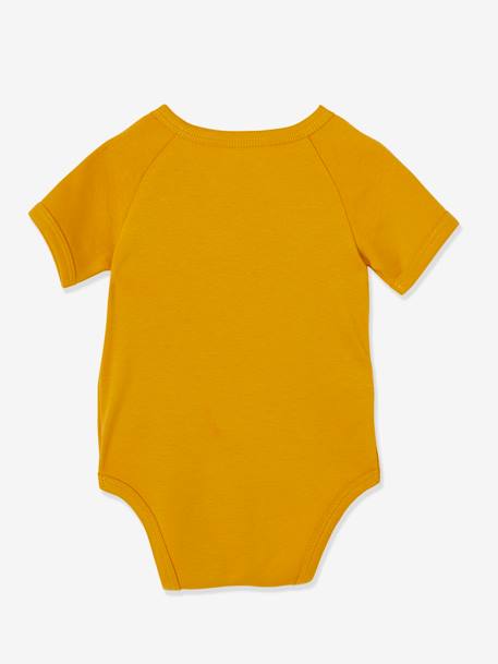 Pack of 5 Short Sleeve Bodysuits, Seagull, Front Opening, for Newborn Babies Dark Yellow - vertbaudet enfant 