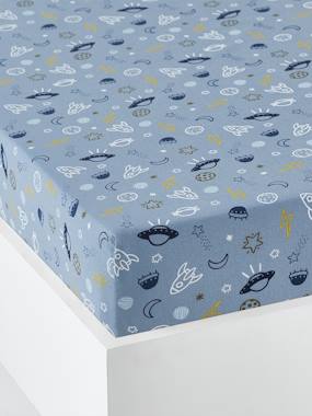 -Children's Fitted Sheet, Cosmos Theme